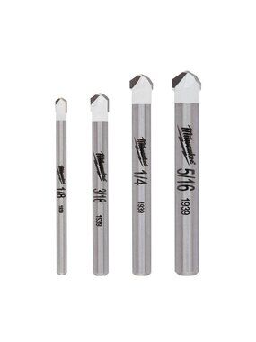 Milwaukee (48-20-8998) 4 PC Granite and Stone Bit Set